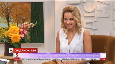 У студії "Сніданку" актриса серіалу "Догори дриґом" Лілія Ребрик