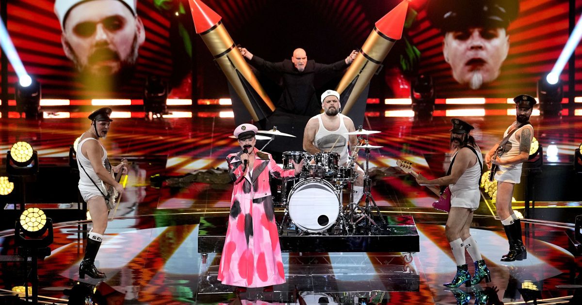 "Eurovision2023" representatives of Croatia with rockets in their