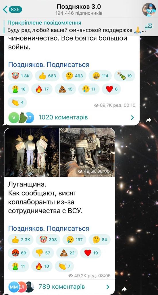 "Хотілося б побачити іншу картину": Гайдай про світлини страчених цивільних окупантами на Луганщині
