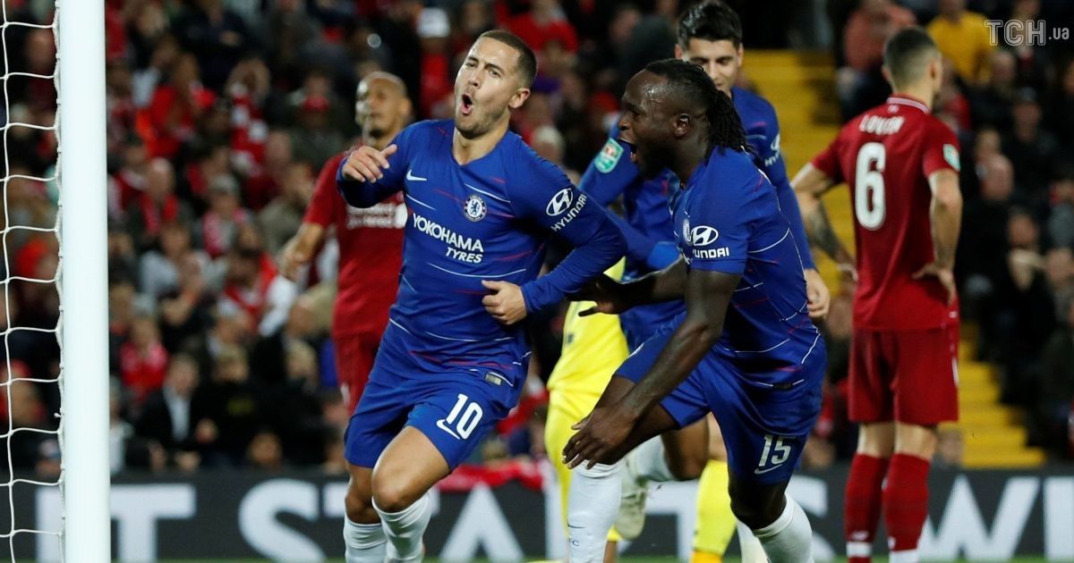 "Челси" за шесть минут выбил "Ливерпуль" из Кубка английской лиги