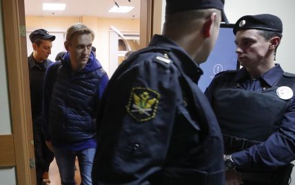 Російського опозиціонера Навального в день звільнення заарештували на 20 діб