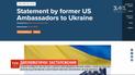 Семеро бывших послов США предостерегли Украину от втягивания во внутреннюю политику Америки