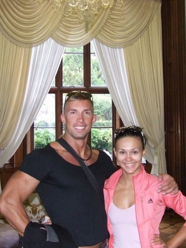 Алексей Суровцев и его возлюбленная Ксения на архивном фото