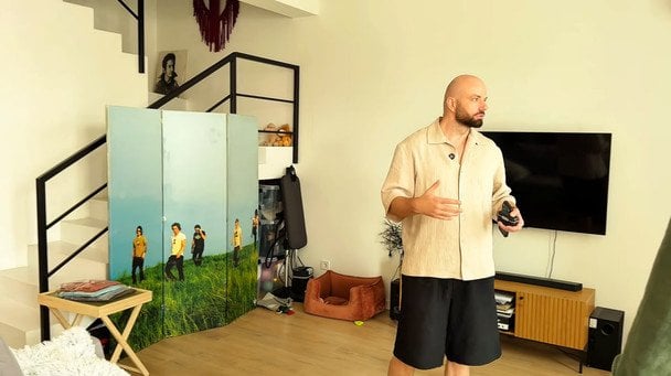 Будинок, який орендує Валерій Харчишин / © скриншот з відео