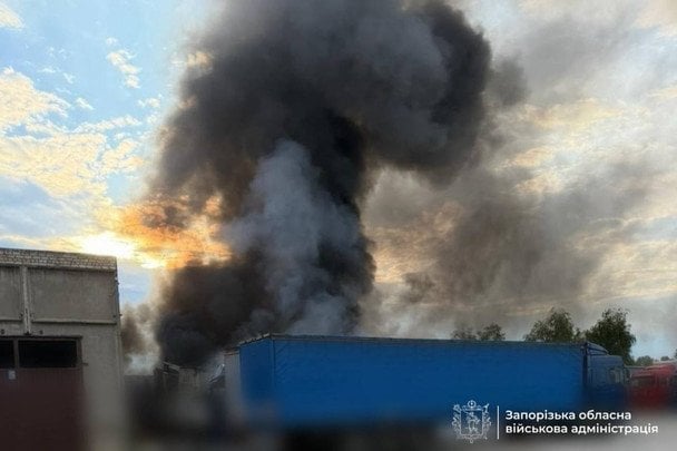 Атака на Запоріжжя зранку 23 червня. / © Очільник Запорізької ОВА Іван Федоров