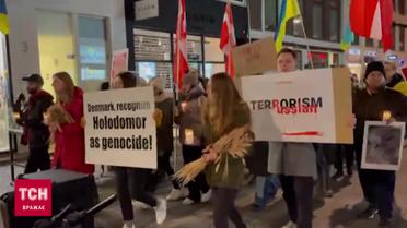 Украинцы в Дании почтили 90-ю годовщину памяти жертв Голодомора