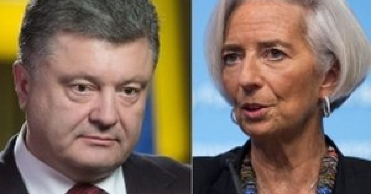 Порошенко і Лагард проведуть переговори в Давосі