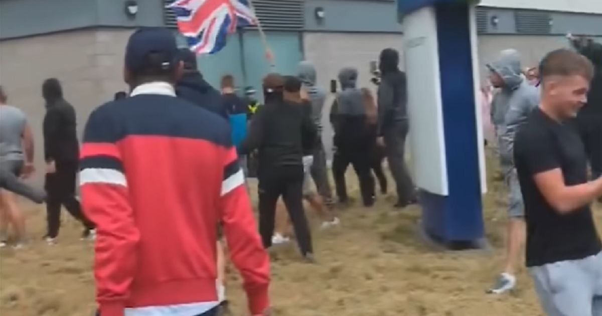 У Британії протести / Скріншот з відео