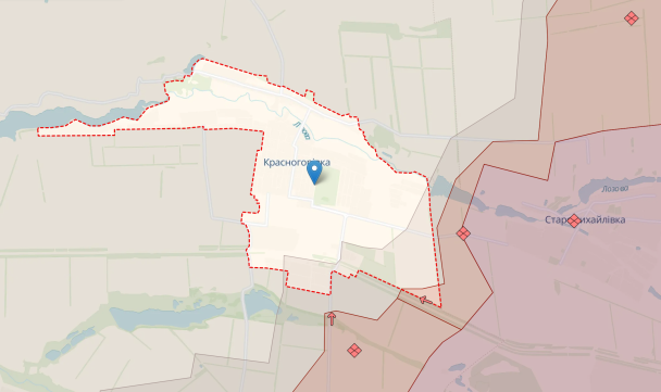Красногорівка: Deepstatemap