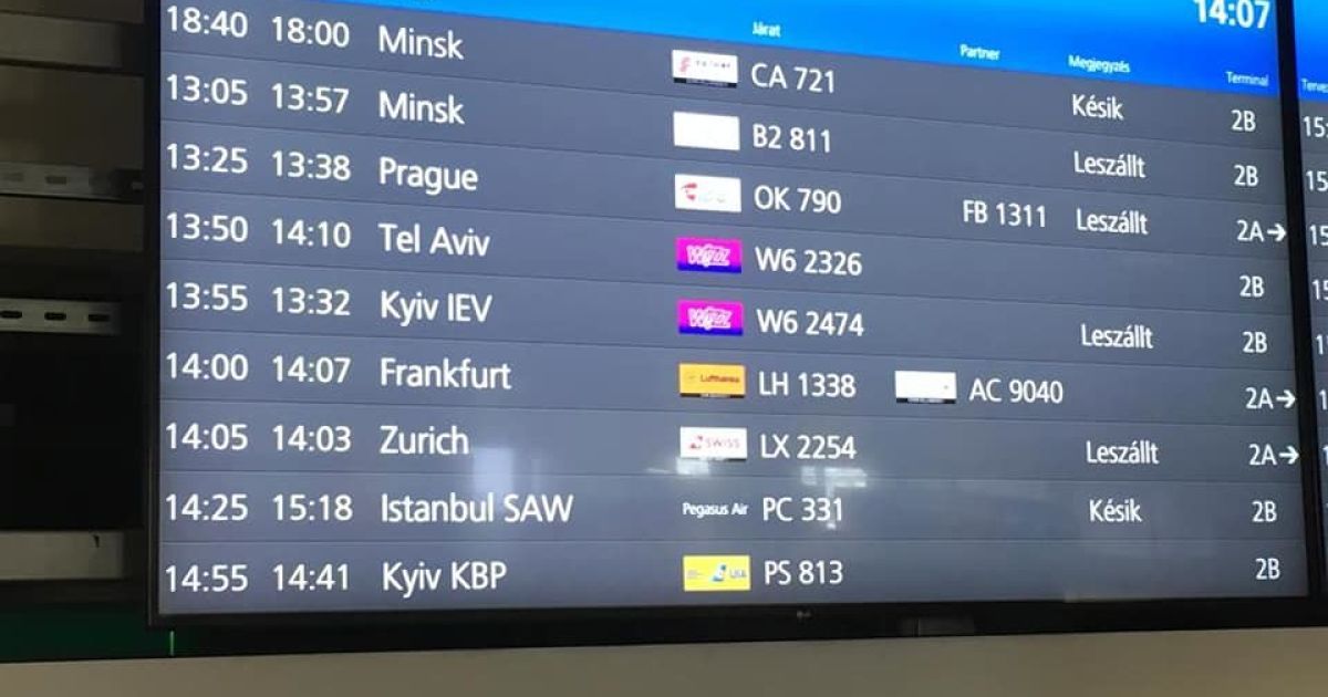 Три європейських аеропорти змінили назву української столиці Kiev на Kyiv
