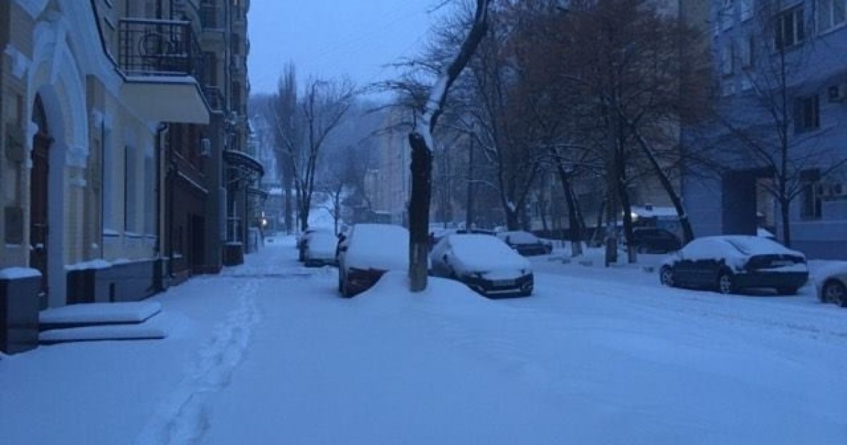 Київ завалило снігом_2 / © ТСН.ua