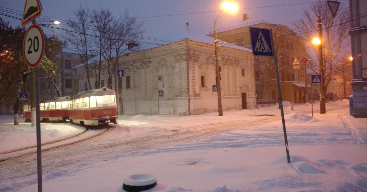 Київ завалило снігом_1 / © ТСН.ua