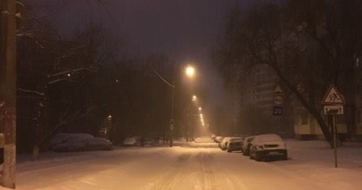 Київ завалило снігом_1 / © ТСН.ua