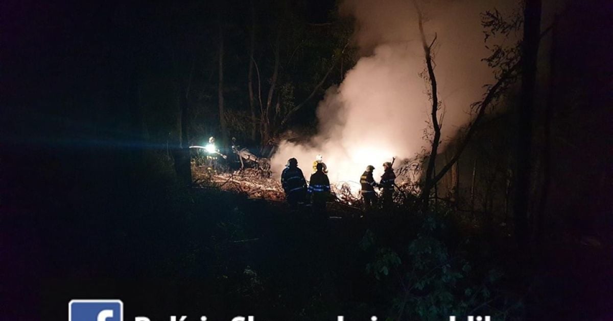 у словаччині розбився винищувач_2 / © www.facebook.com/Polícia Slovenskej republiky