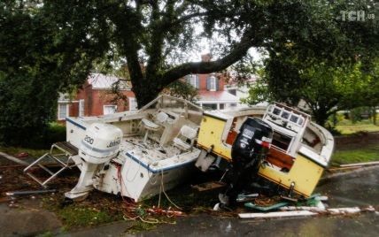 Уничтоженые дома и улицы-реки: США атаковал ураган "Флоренс"