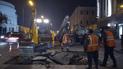 Пропасть в центре Киева: на Владимирской прорвало трубопровод