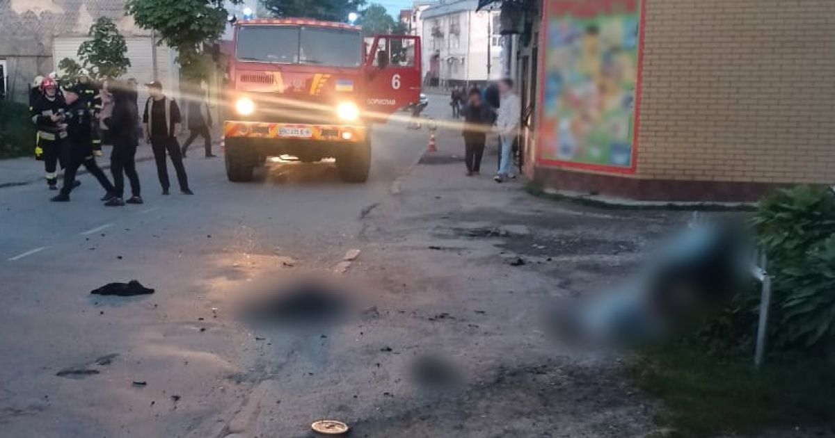 Вибух гранати у Бориславі Фото Національної поліції у Львівській області
