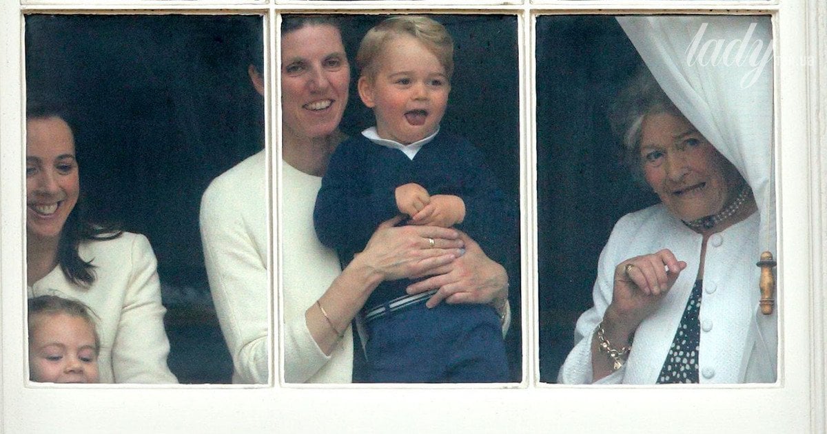 Марія Борралло з маленьким принцом Джорджем