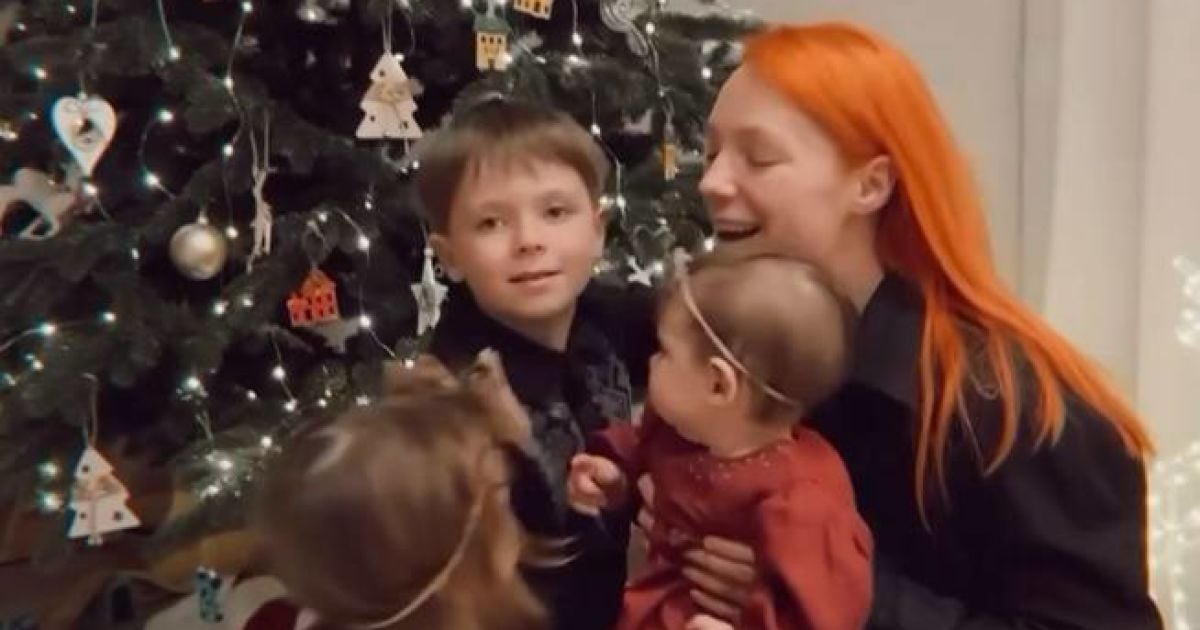 Світлана Тарабарова з дітьми