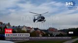 Новости Украины: во Львове вертолет совершил экстремальную посадку для доставки  мужчины в больницу