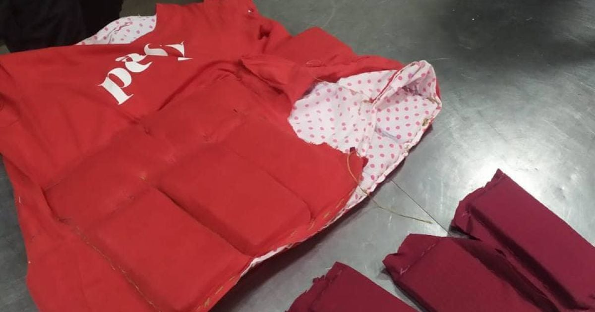 Українка у саморобному бронежилеті намагалася вивезти купу валюти до Польщі (фото)