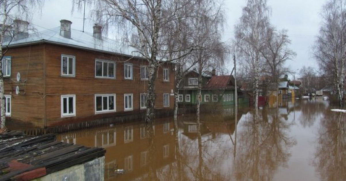 Повінь у Великому Устюгу_8 / © ВКонтакте/Подслушано Великий Устюг