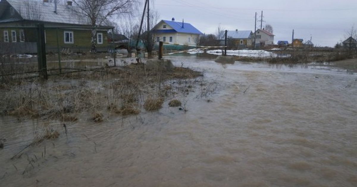Повінь у Великому Устюгу_7 / © ВКонтакте/Подслушано Великий Устюг