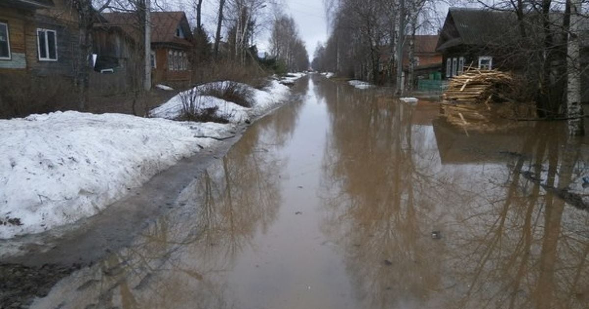 Повінь у Великому Устюгу_16 / © ВКонтакте/Подслушано Великий Устюг
