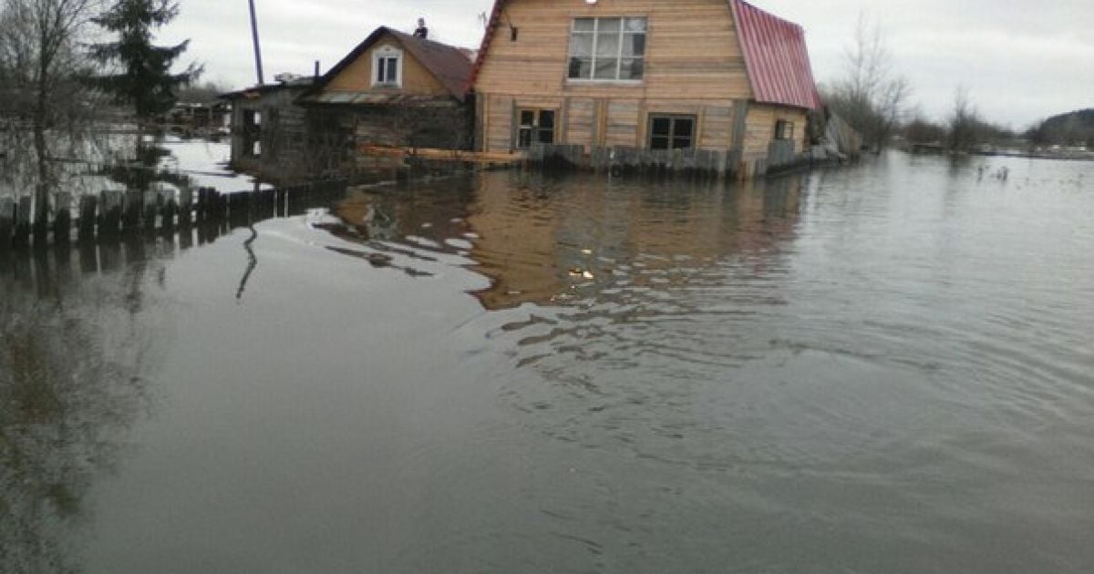 Повінь у Великому Устюгу_5 / © ВКонтакте/Подслушано Великий Устюг