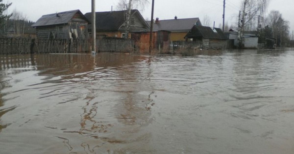 Повінь у Великому Устюгу_9 / © ВКонтакте/Подслушано Великий Устюг