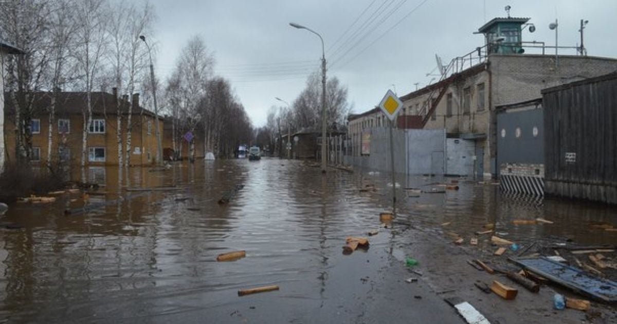 Повінь у Великому Устюгу_18 / © ВКонтакте/Подслушано Великий Устюг