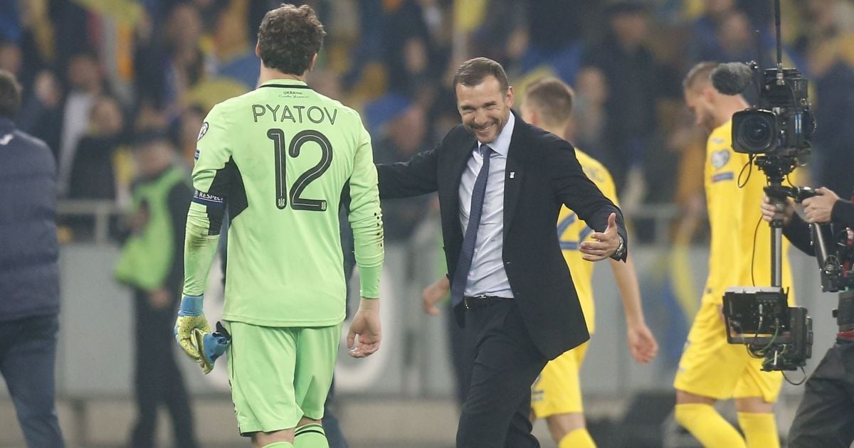 Андрей Шевченко и Андрей Пятов