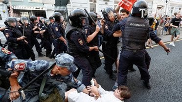 Мітинг проти пенсійної реформи у Росії_19 / © Reuters