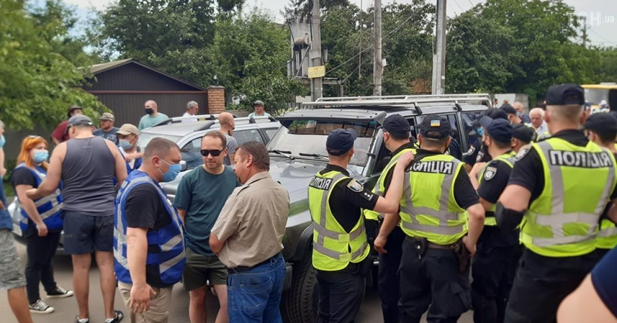 Сутички на Русанівці_15 / © Татьяна Фруктова/ТСН