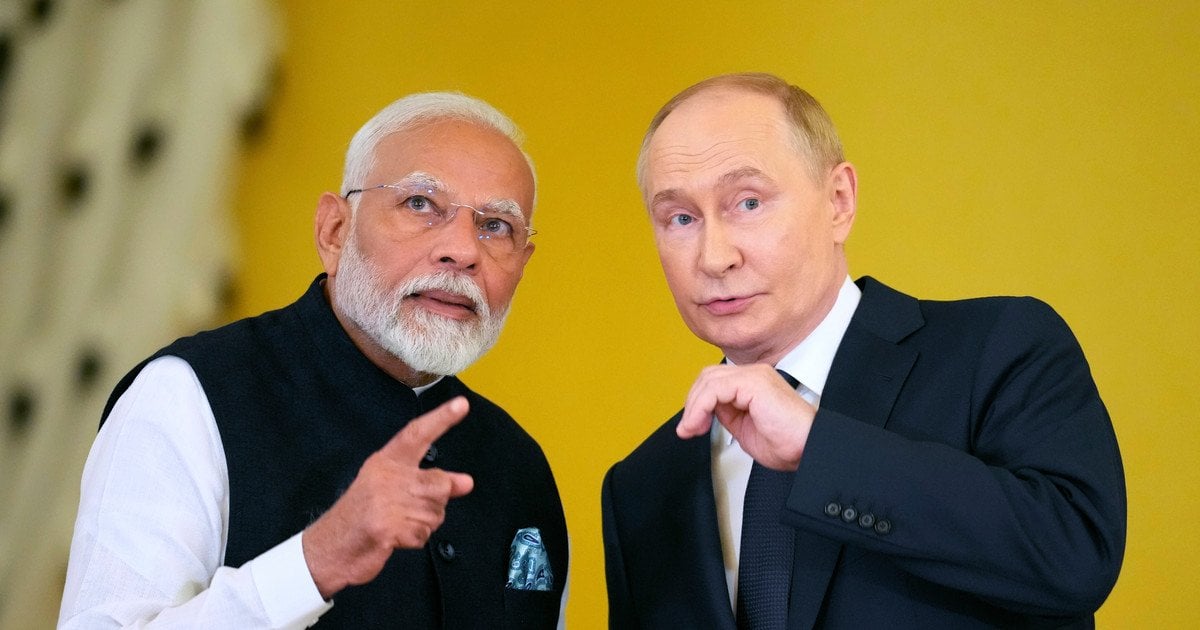 Моді і Путін