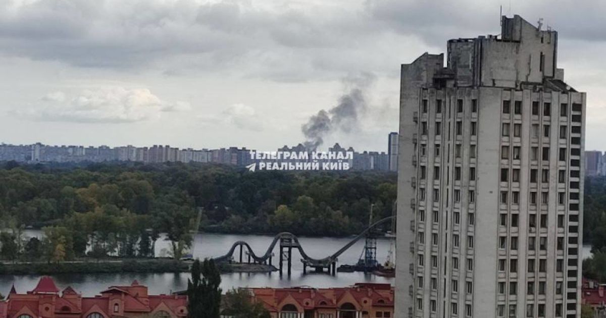 Пожар в Киеве