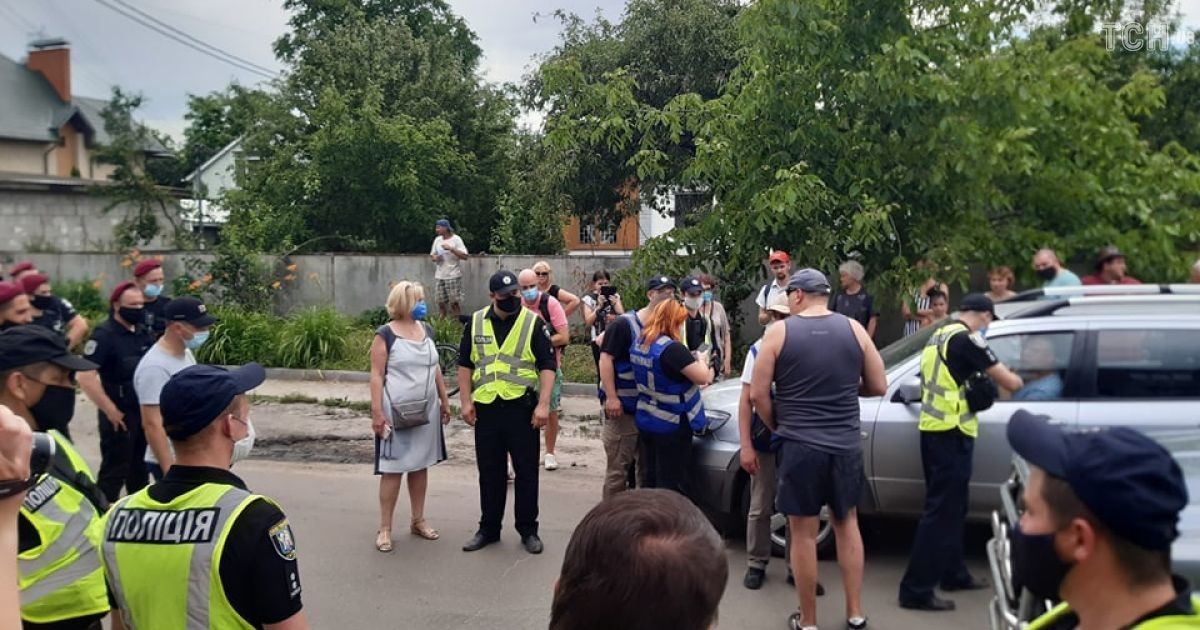 Сутички на Русанівці_18 / © Татьяна Фруктова/ТСН