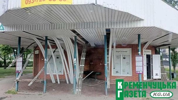 Зупинка “Крейдмаш” після атаки