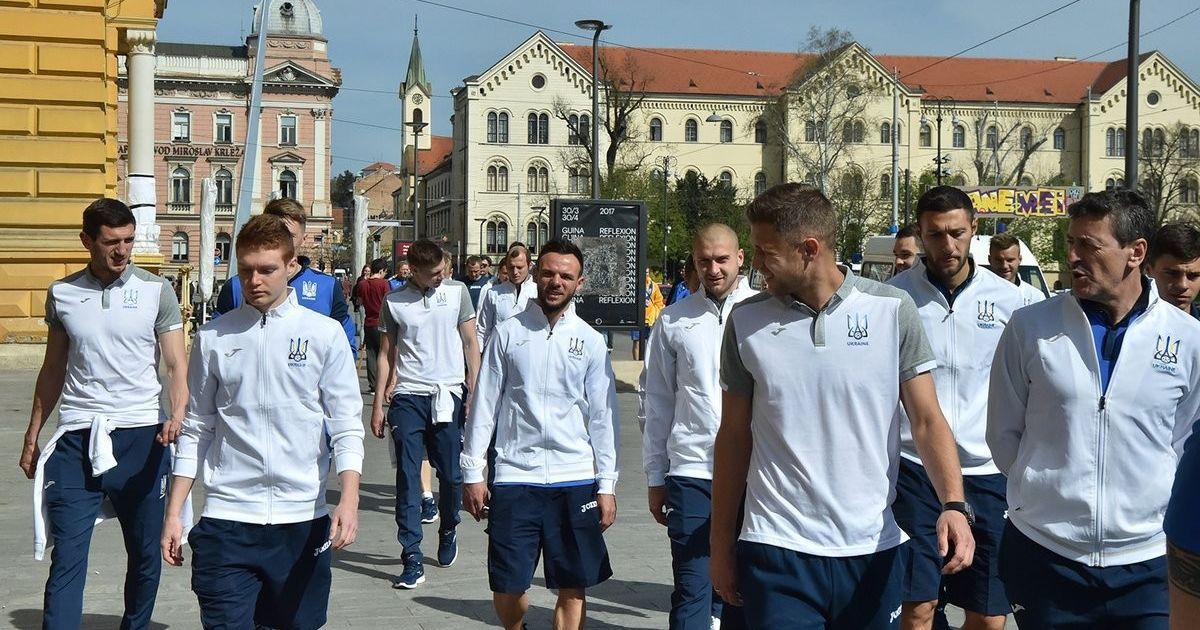 Прогулянка збірної України у Загребі