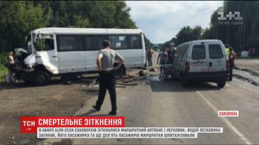 На Буковині водій маршрутки заснув і спричинив смертельну ДТП