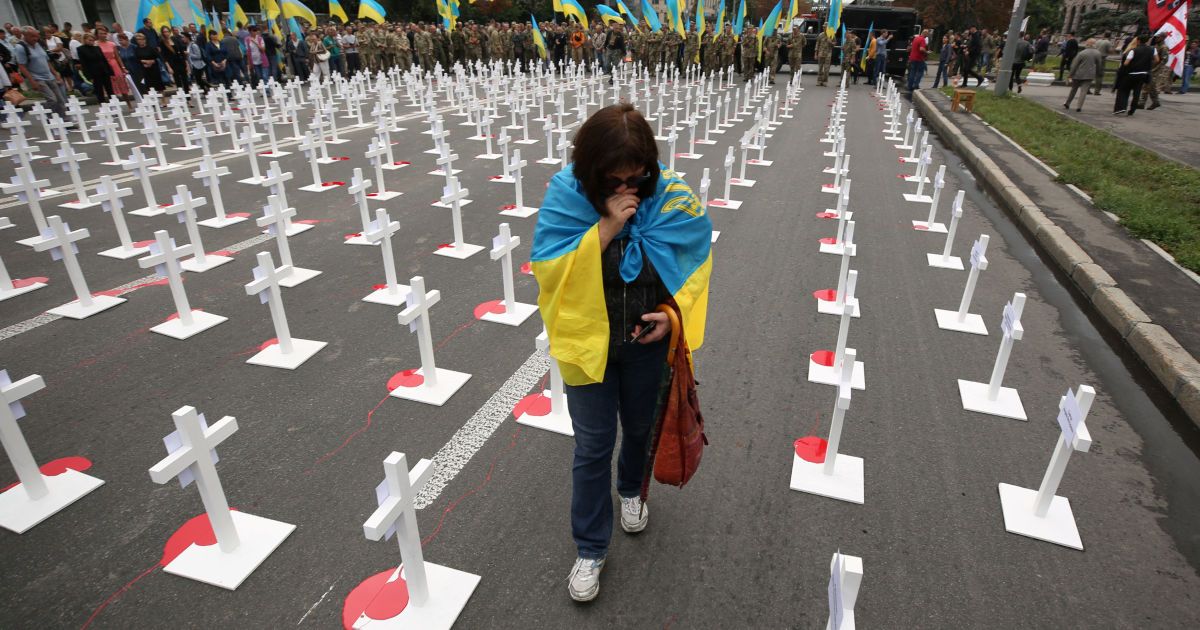 Роковини Іловайська, 29 серпня 2018, посольство РФ у Києві / © Reuters