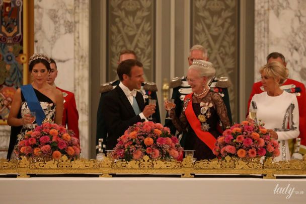 Бріжит Макрон і королева Маргрете II / © Reuters