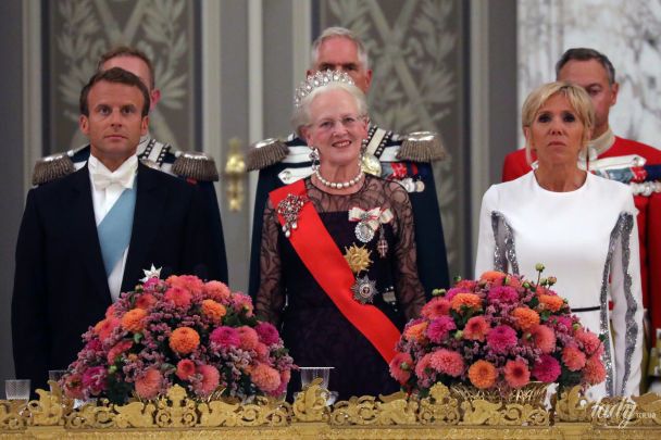 Бріжит Макрон і королева Маргрете II / © Reuters