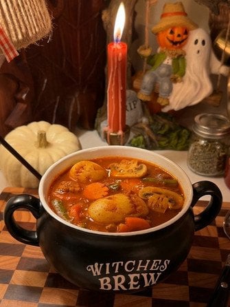 Відьомський суп на Геловін instagram.com_albinasveganfood