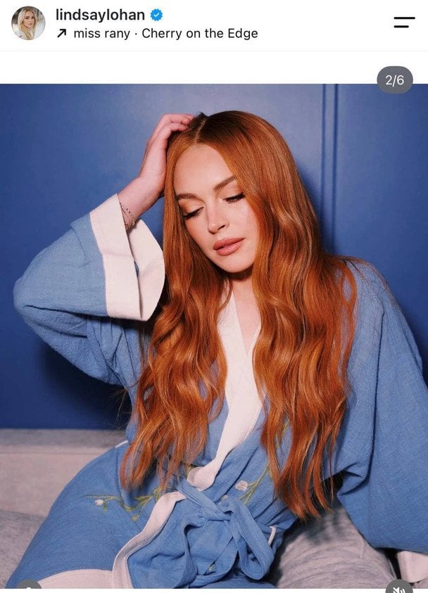 Ліндсей Логан, фото: instagram.com/lindsaylohan
