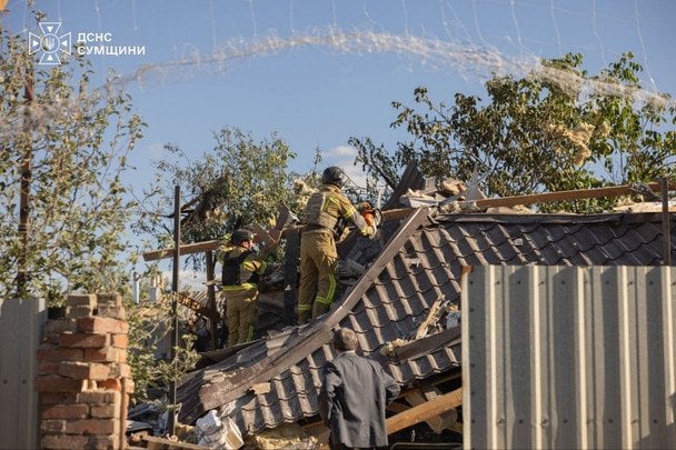 Атака РФ на Суммы 16 сентября / © ГСЧС Украины