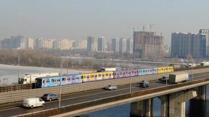 У київському метро курсує потяг із зображеннями тварин з притулків
