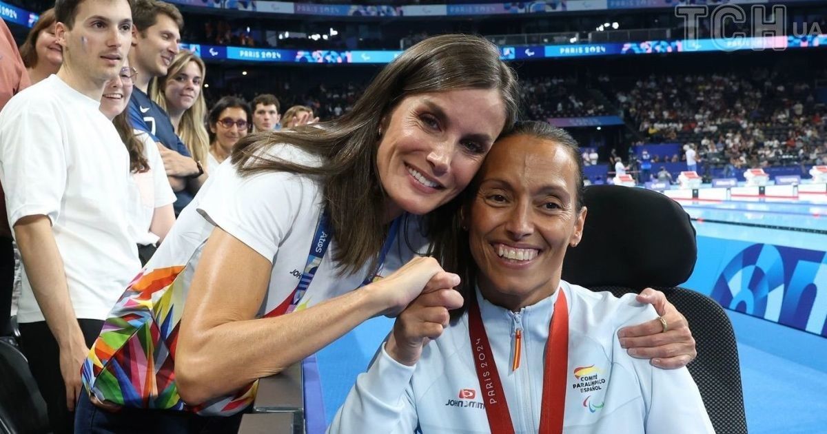 Королева Летиция на Паралимпийских играх в Париже