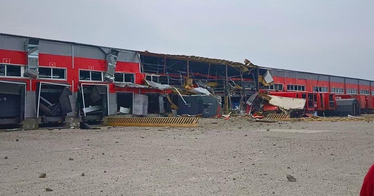 Удар по інноваційному терміналу СІЧ у Запоріжжі