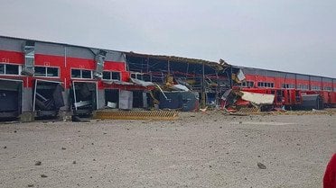 Удар по НП у Запоріжжі / © Нова пошта